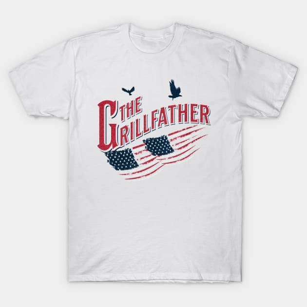 the grillfather 4th ofJuly t-shirt T-Shirt by printhavan